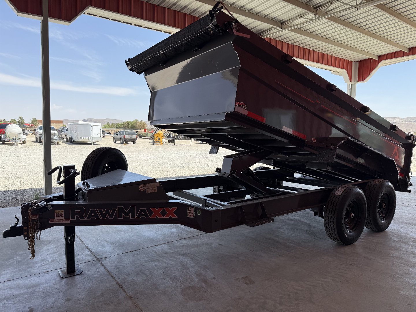New 2025 RawMaxx GDX KNIGHT - 14' X 83" DUMP TRAILER Dump Trailer