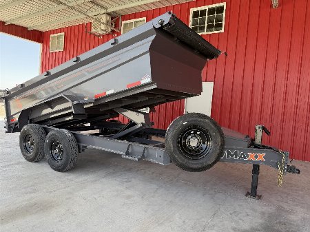 New 2025 RawMaxx GDX KNIGHT - 14' X 83" DUMP TRAILER Dump Trailer