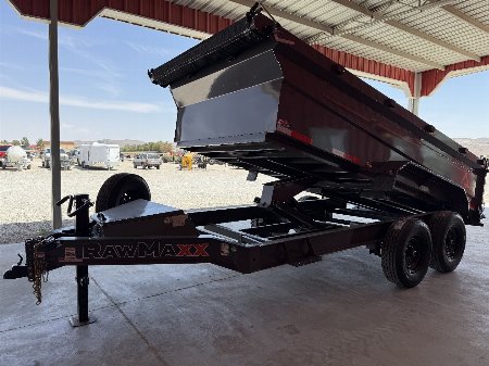 New 2025 RawMaxx GDX KNIGHT - 14' X 83" DUMP TRAILER Dump Trailer