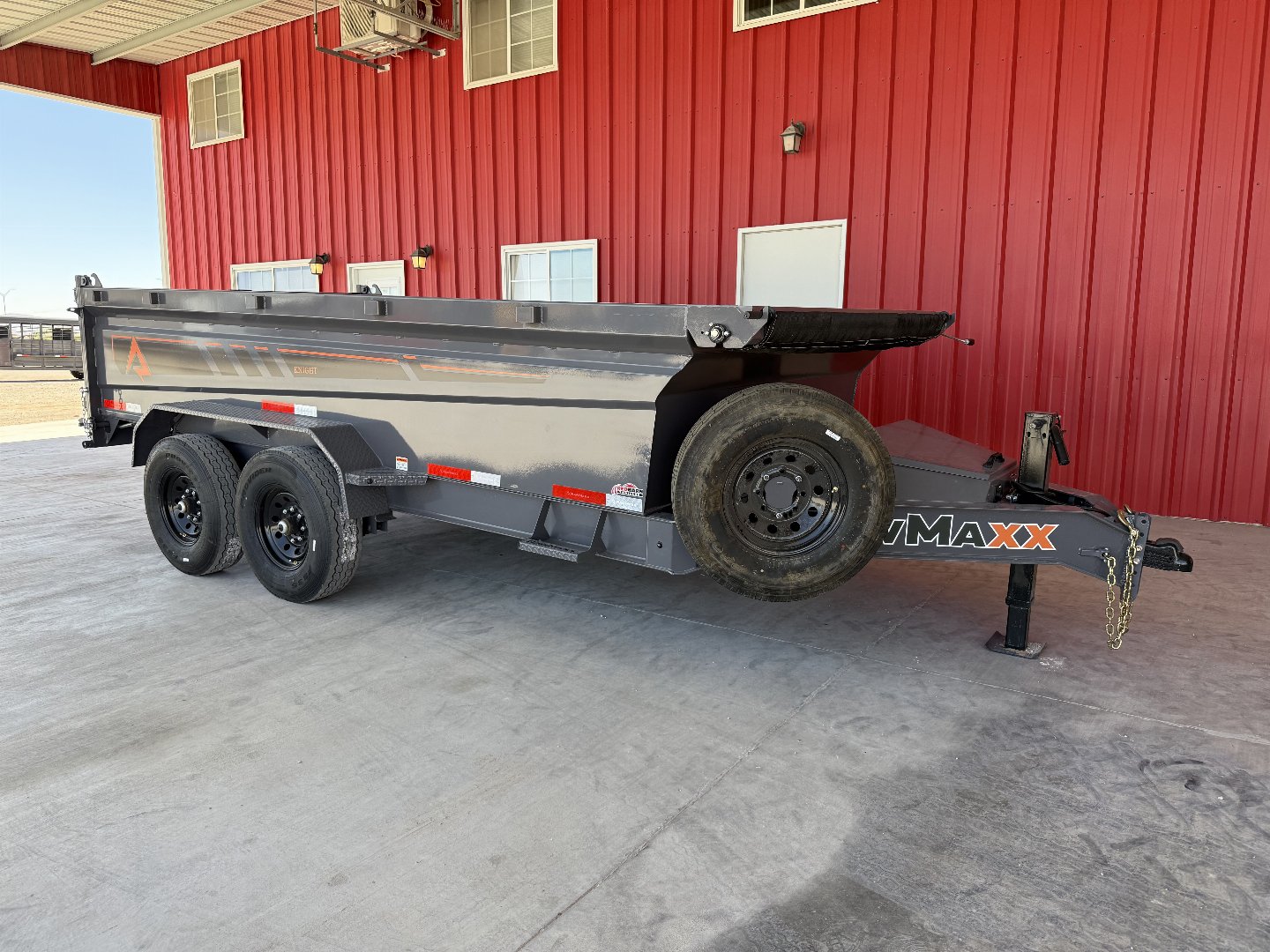 New 2025 RawMaxx GDX KNIGHT - 14' X 83" DUMP TRAILER Dump Trailer