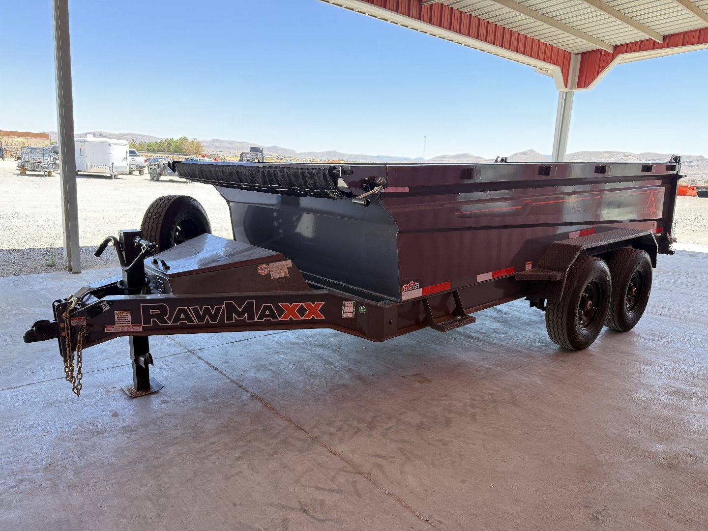New 2025 RawMaxx GDX KNIGHT - 14' X 83" DUMP TRAILER Dump Trailer