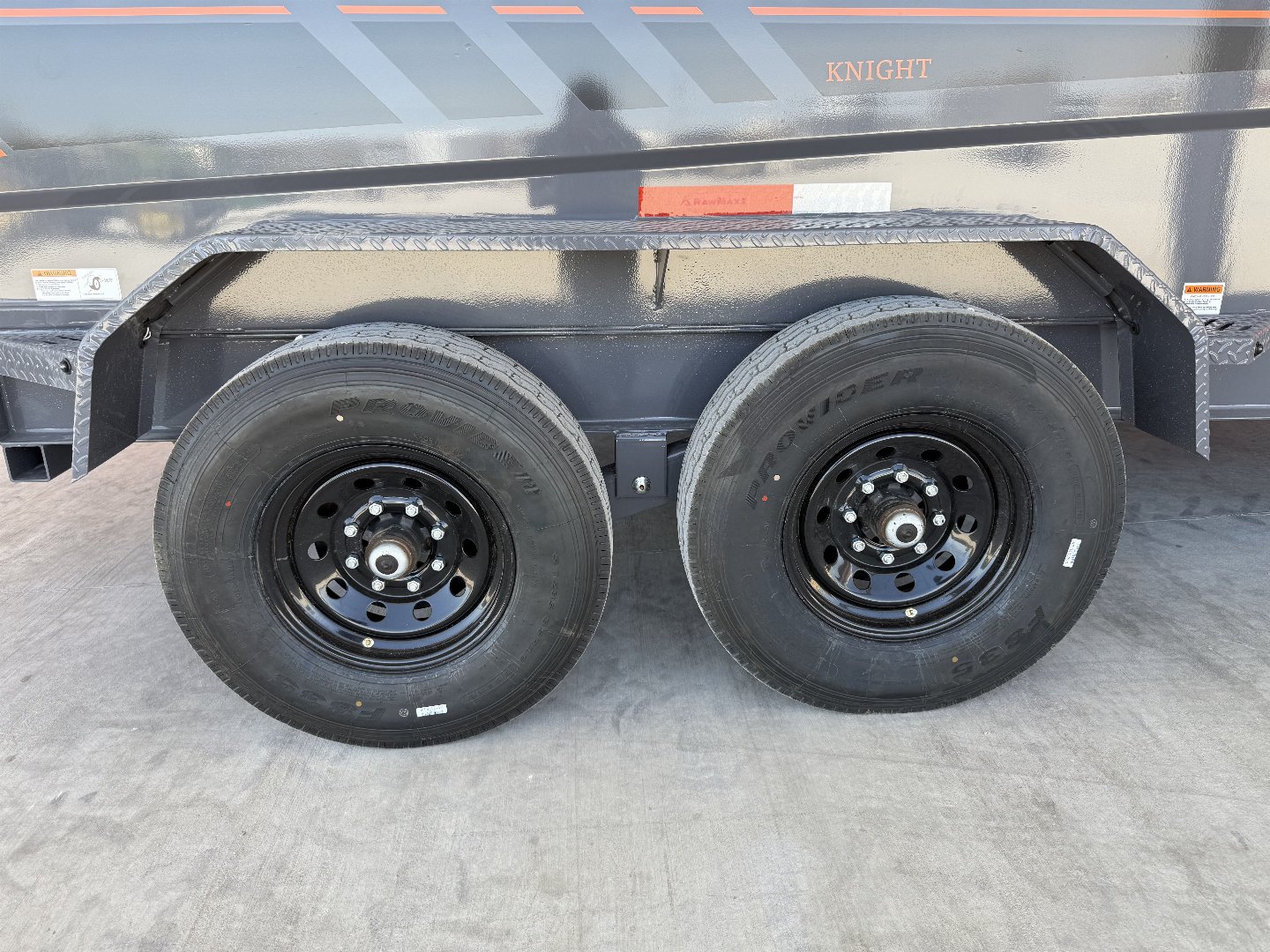 New 2025 RawMaxx GDX KNIGHT - 14' X 83" DUMP TRAILER Dump Trailer