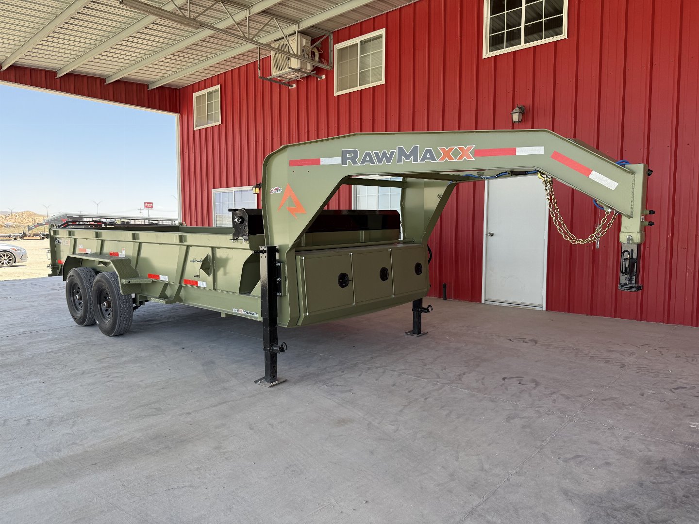New 2025 RawMaxx LPX 83X16 GN 14K DUMP TRAILER Dump Trailer