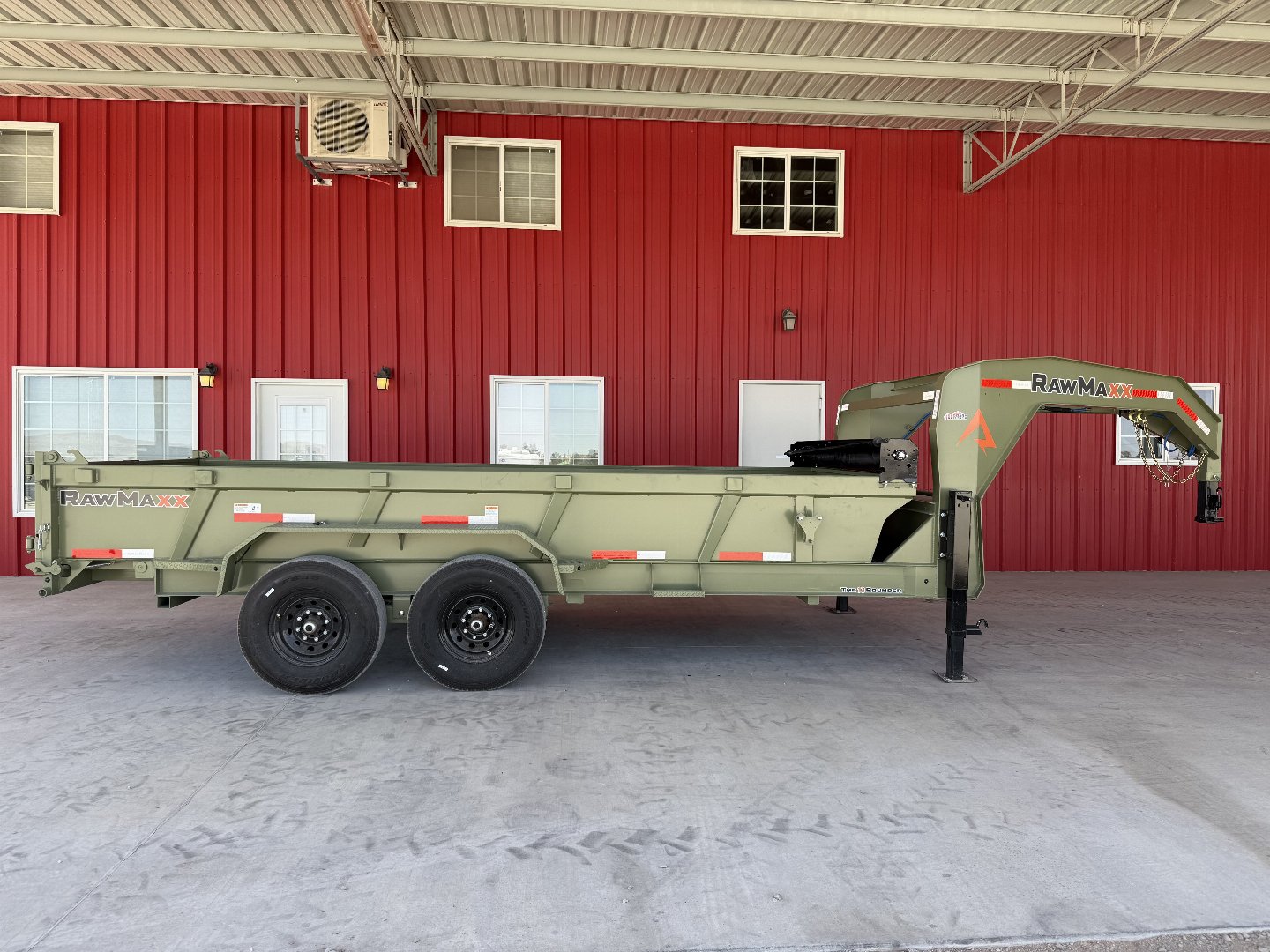 New 2025 RawMaxx LPX 83X16 GN 14K DUMP TRAILER Dump Trailer