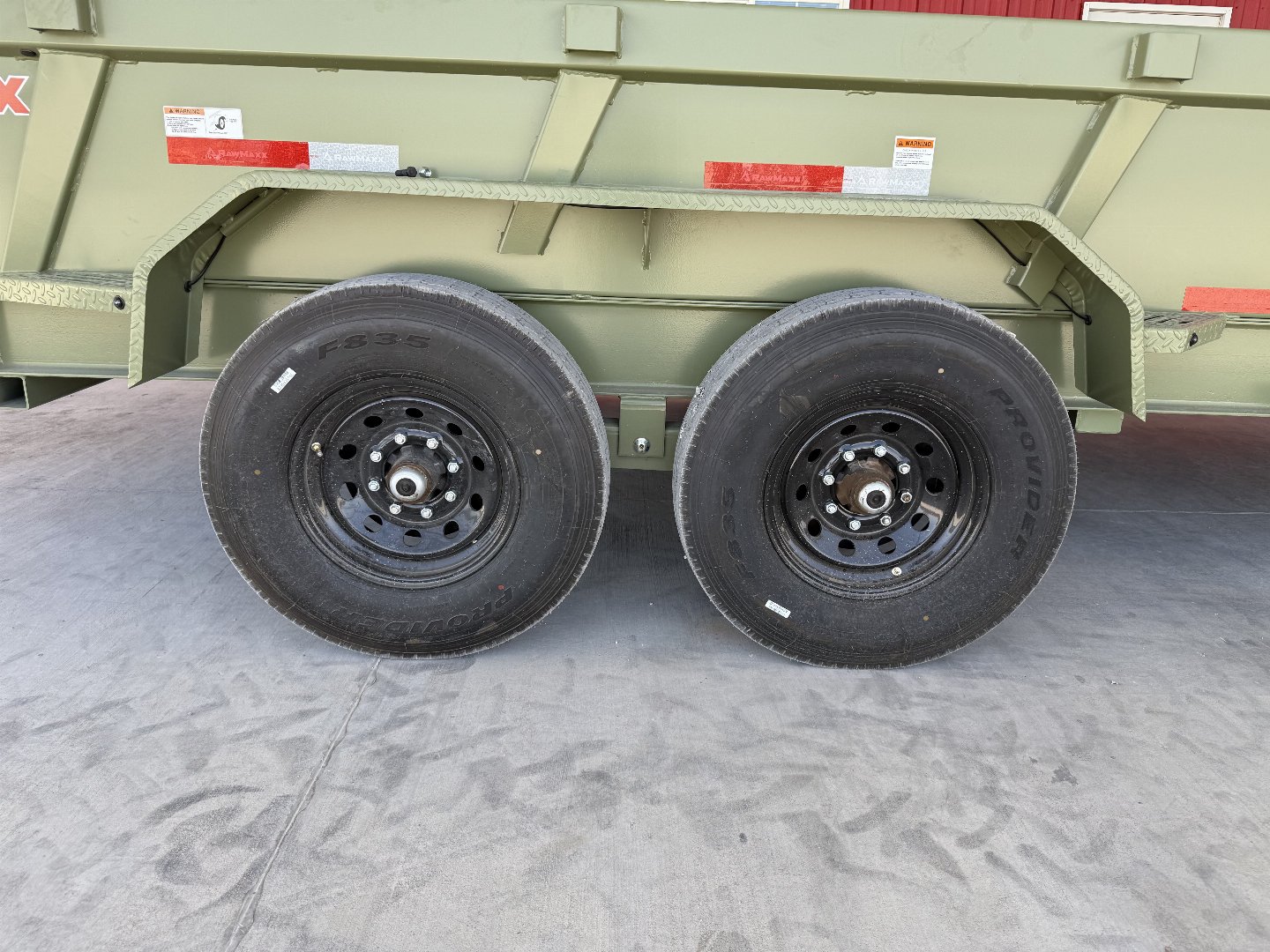 New 2025 RawMaxx LPX 83X16 GN 14K DUMP TRAILER Dump Trailer