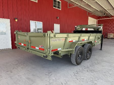 New 2025 RawMaxx LPX 83X16 GN 14K DUMP TRAILER Dump Trailer