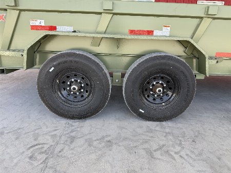 New 2025 RawMaxx LPX 83X16 GN 14K DUMP TRAILER Dump Trailer
