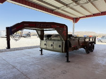 New 2025 RawMaxx LPX 83X16 GN 14K DUMP TRAILER Dump Trailer
