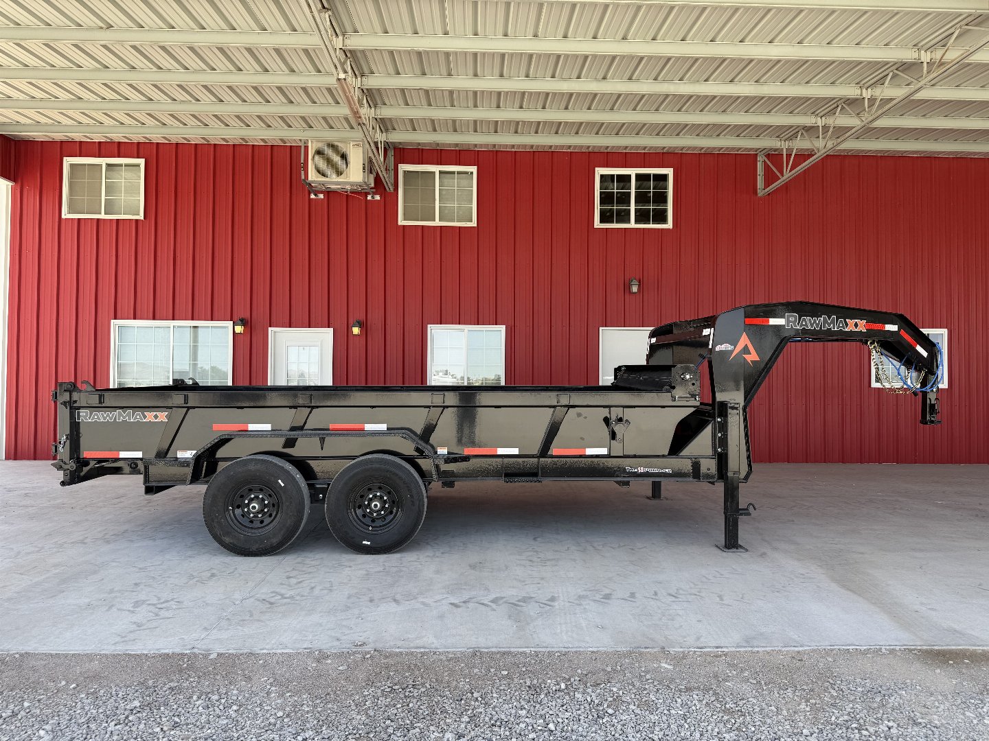 New 2025 RawMaxx LPX 83X16 GN 14K DUMP TRAILER Dump Trailer
