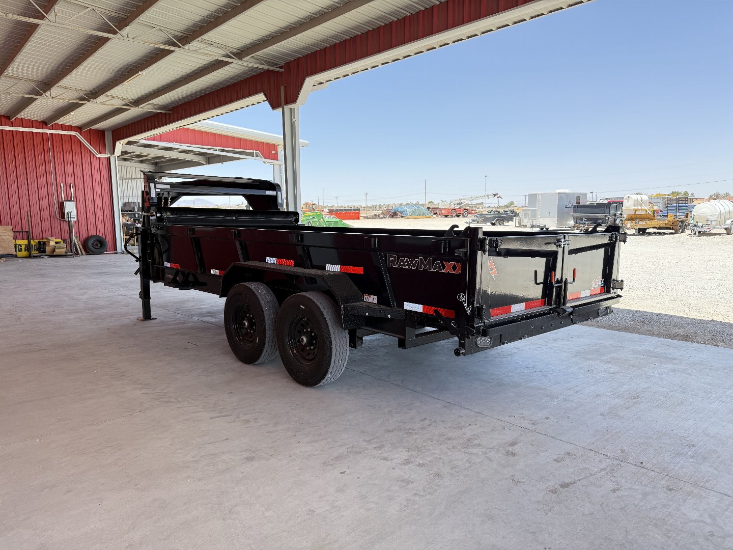 New 2025 RawMaxx LPX 83X16 GN 14K DUMP TRAILER Dump Trailer