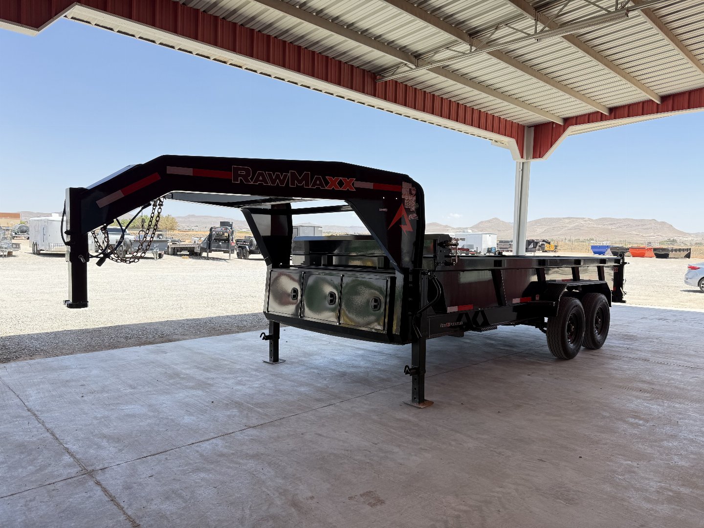 New 2025 RawMaxx LPX 83X16 GN 14K DUMP TRAILER Dump Trailer