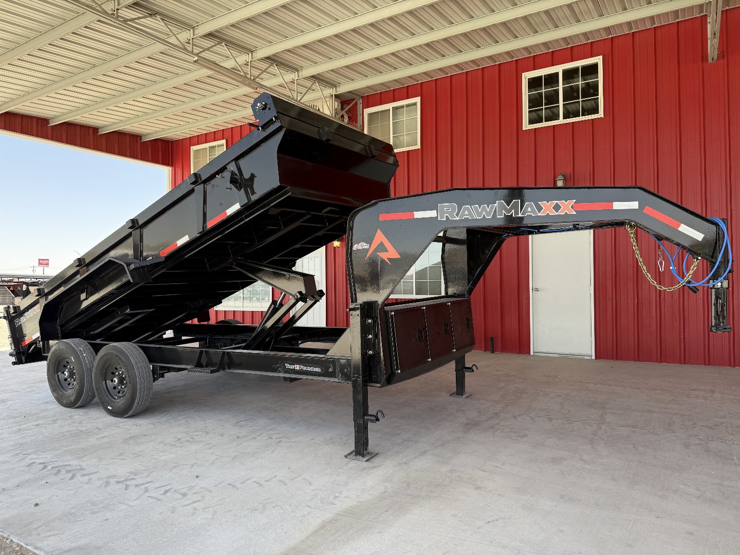 New 2025 RawMaxx LPX 83X16 GN 14K DUMP TRAILER Dump Trailer