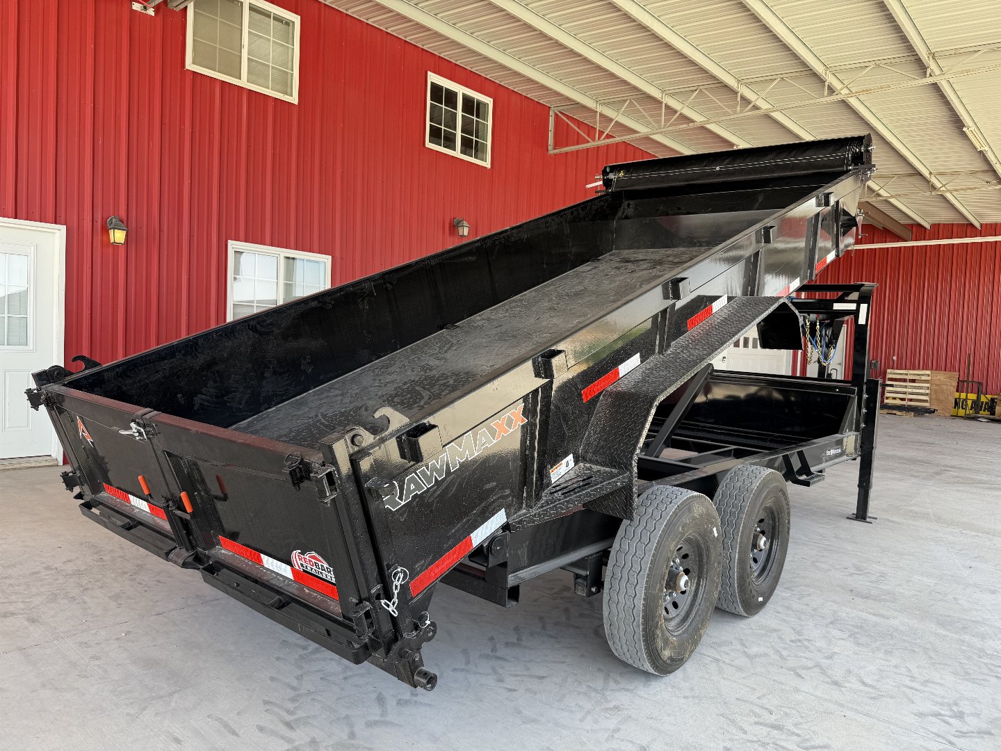 New 2025 RawMaxx LPX 83X16 GN 14K DUMP TRAILER Dump Trailer