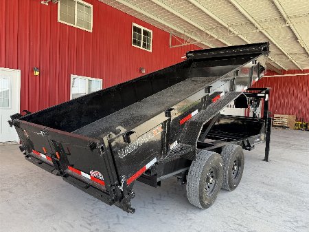New 2025 RawMaxx LPX 83X16 GN 14K DUMP TRAILER Dump Trailer