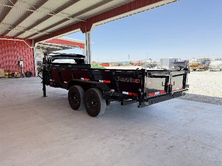 New 2025 RawMaxx LPX 83X16 GN 14K DUMP TRAILER Dump Trailer
