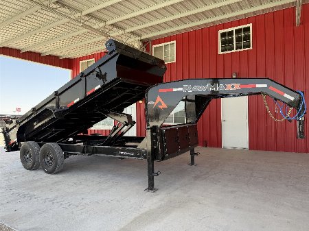New 2025 RawMaxx LPX 83X16 GN 14K DUMP TRAILER Dump Trailer