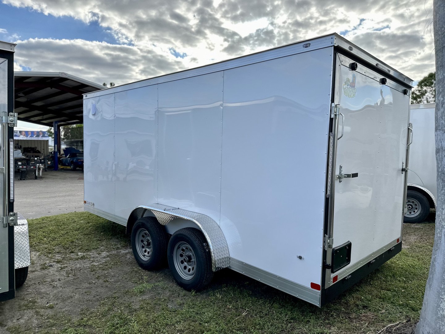 New 2025 Covered Wagon Trailers 7X16 TA Cargo / Enclosed Trailer