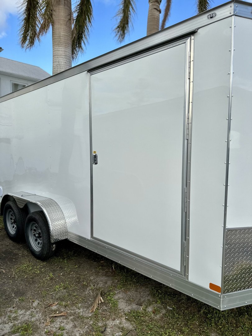 New 2025 Covered Wagon Trailers 7X16 TA Cargo / Enclosed Trailer