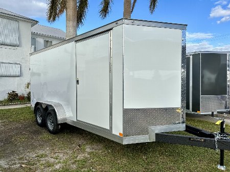 New 2025 Covered Wagon Trailers 7X16 TA Cargo / Enclosed Trailer