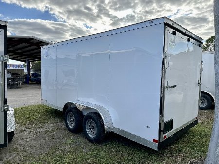 New 2025 Covered Wagon Trailers 7X16 TA Cargo / Enclosed Trailer
