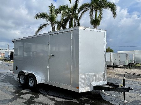 New 2025 Covered Wagon Trailers 7X16 TA Cargo / Enclosed Trailer