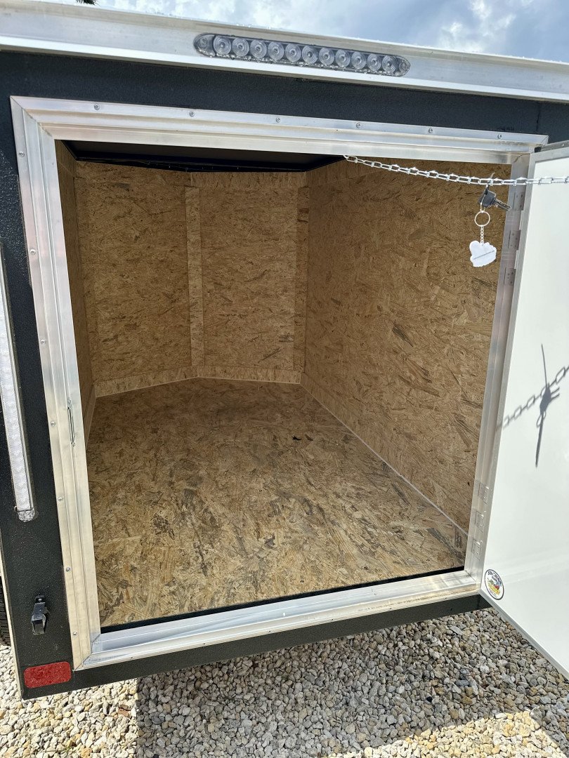 New 2025 Covered Wagon Trailers 4X6 SA Cargo / Enclosed Trailer