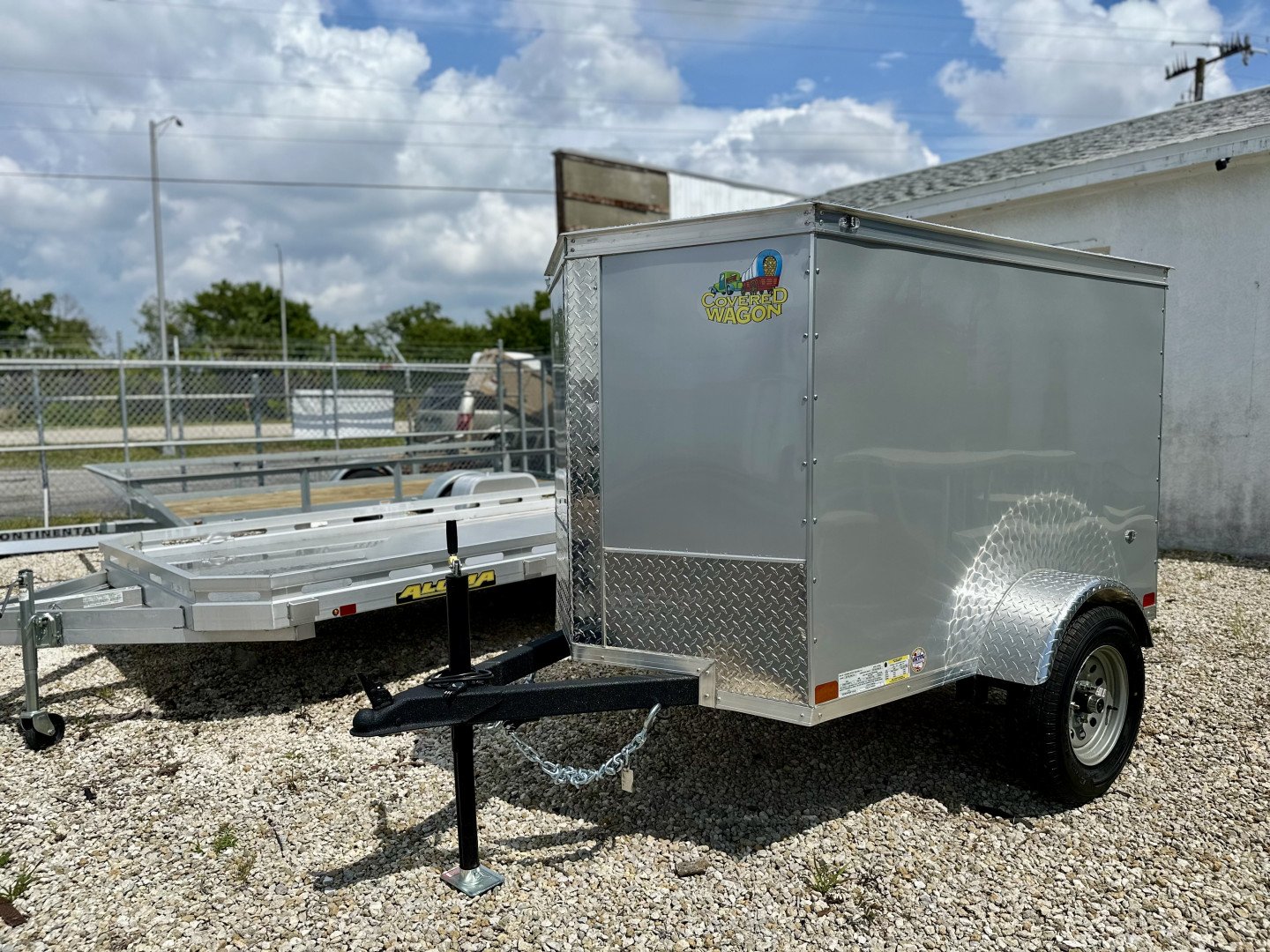 New 2025 Covered Wagon Trailers 4X6 SA Cargo / Enclosed Trailer