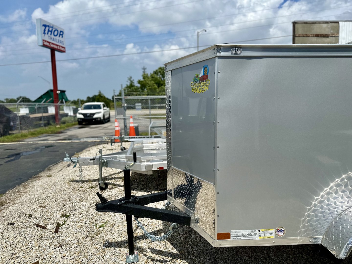 New 2025 Covered Wagon Trailers 4X6 SA Cargo / Enclosed Trailer