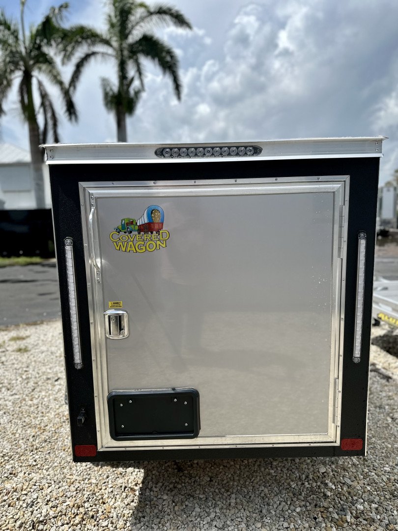 New 2025 Covered Wagon Trailers 4X6 SA Cargo / Enclosed Trailer
