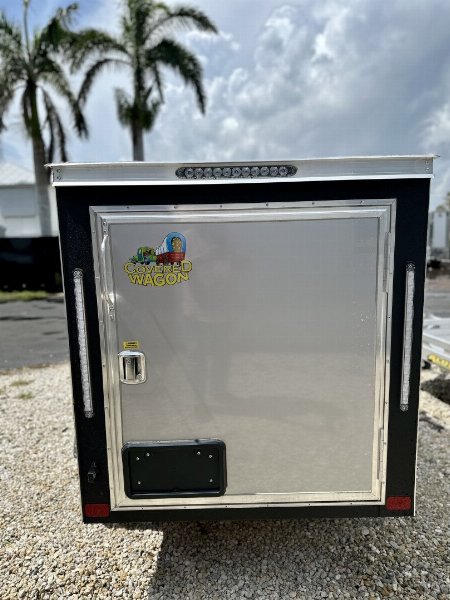 New 2025 Covered Wagon Trailers 4X6 SA Cargo / Enclosed Trailer