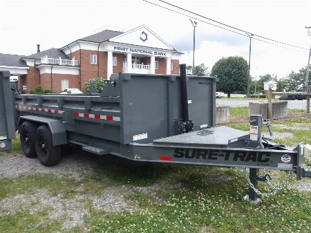 New 2025 Sure-Trac STBTL8214 Dump Trailer