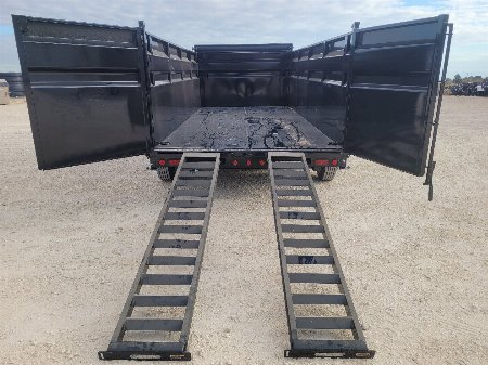 New 2025 Load Trail 16' 20K Gooseneck Dump w/ 48" Sides/ Hydraulic Jacks and Remote