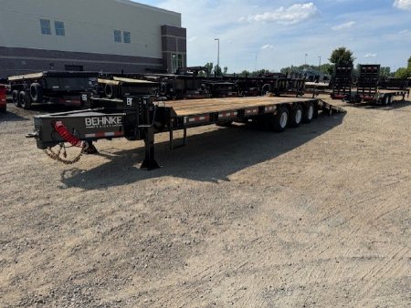 New 2026 Behnke FB8X33SDPT-50L Flatbed Trailer