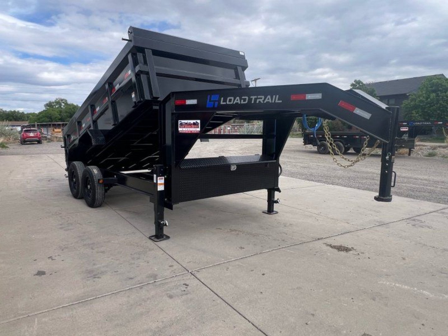 New 2025 Load Trail 83'' x14' Low-Pro GN Dump Trailer