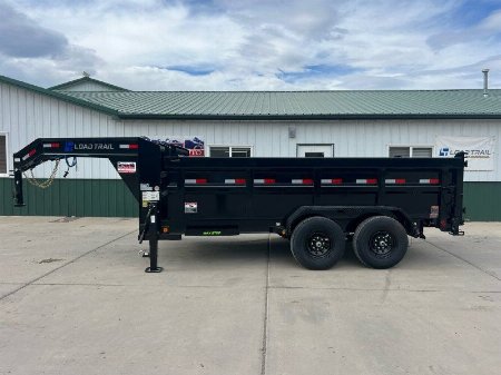 New 2025 Load Trail 83'' x14' Low-Pro GN Dump Trailer