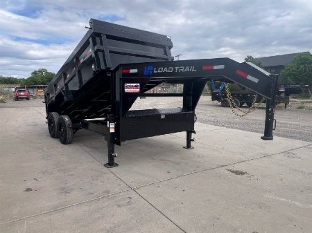 New 2025 Load Trail 83'' x14' Low-Pro GN Dump Trailer