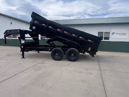 New 2025 Load Trail 83'' x14' Low-Pro GN Dump Trailer