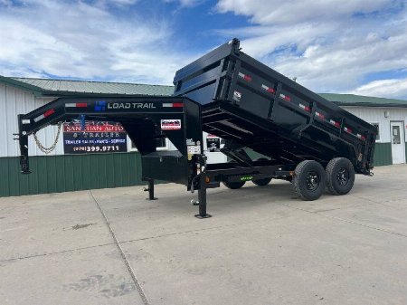 New 2025 Load Trail 83'' x14' Low-Pro GN Dump Trailer