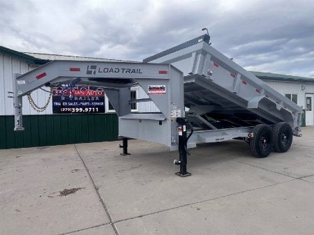 New 2025 Load Trail 83''x14' Low-Pro GN Dump Trailer
