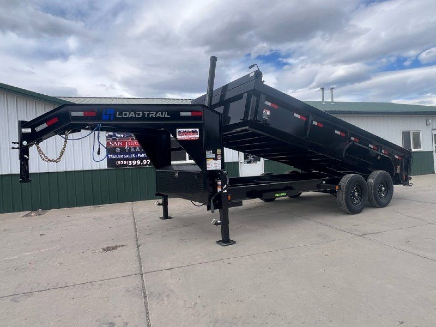 New 2025 Load Trail 83''x16' TA Low-Pro Dump Trailer