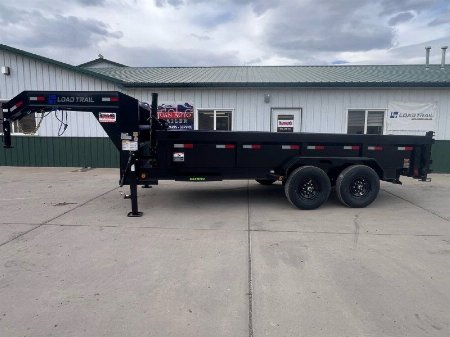 New 2025 Load Trail 83''x16' TA Low-Pro Dump Trailer