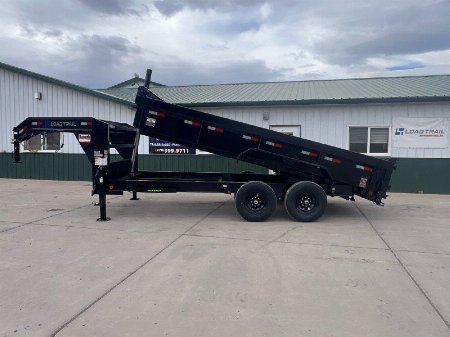 New 2025 Load Trail 83''x16' TA Low-Pro Dump Trailer