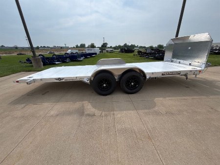 New 2026 Aluma 8218H-ANV-TILT-TA-EL Utility Trailer
