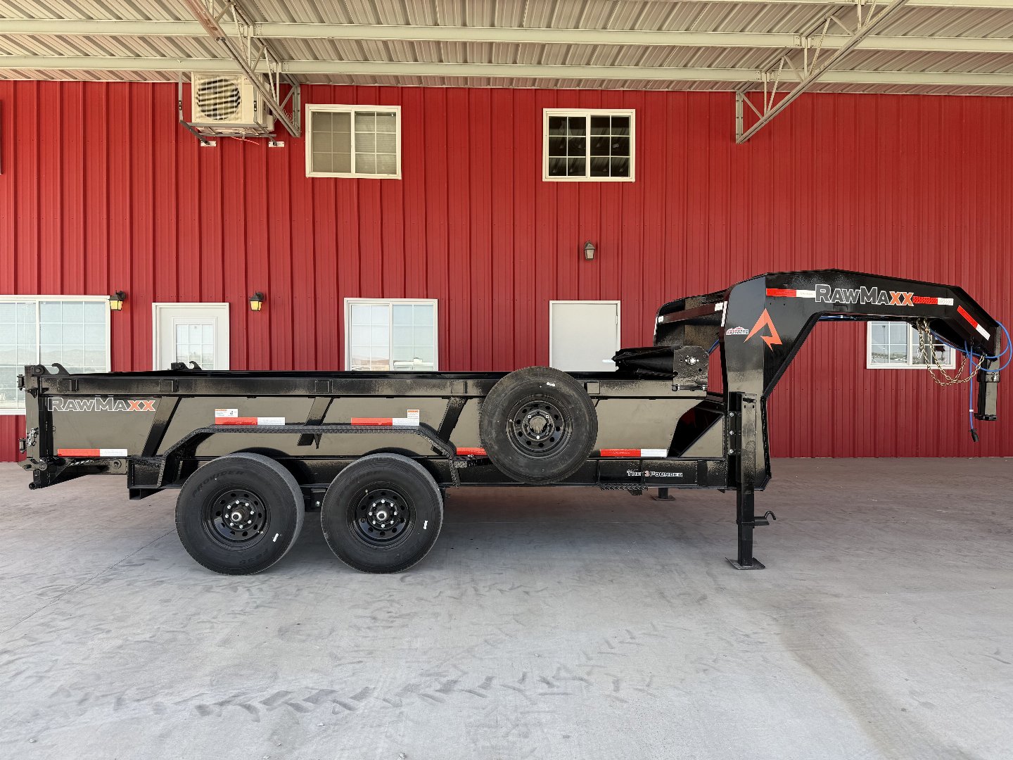 New 2025 RawMaxx 83X14 GN 14K DUMP TRAILER Dump Trailer