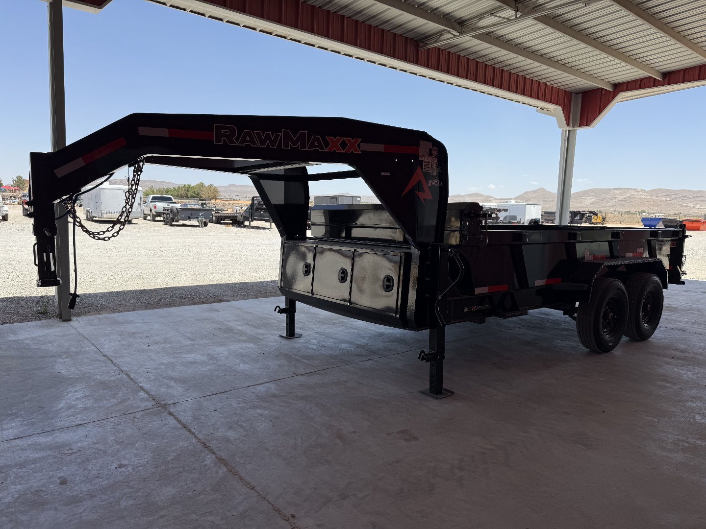 New 2025 RawMaxx 83X14 GN 14K DUMP TRAILER Dump Trailer