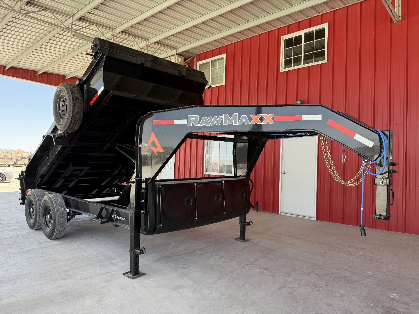New 2025 RawMaxx 83X14 GN 14K DUMP TRAILER Dump Trailer