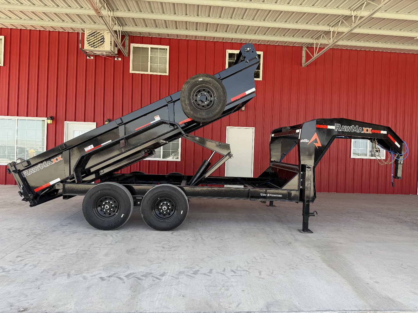 New 2025 RawMaxx 83X14 GN 14K DUMP TRAILER Dump Trailer