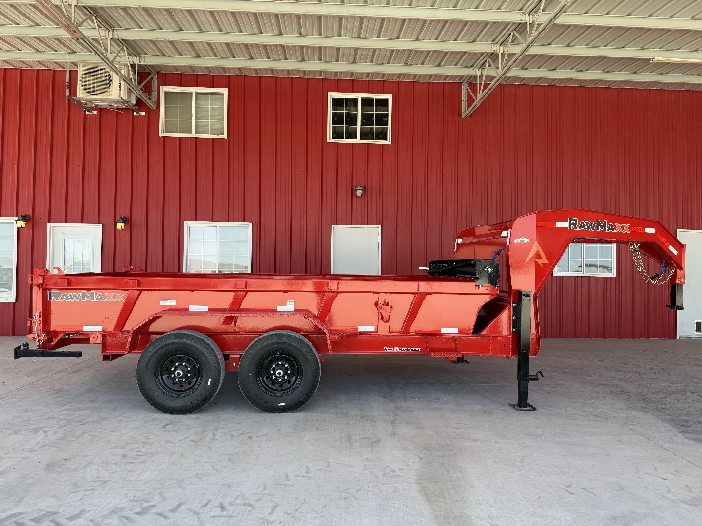 New 2025 RawMaxx 83X14 GN 14K DUMP TRAILER Dump Trailer