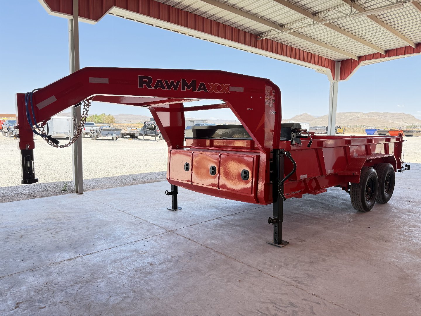 New 2025 RawMaxx 83X14 GN 14K DUMP TRAILER Dump Trailer