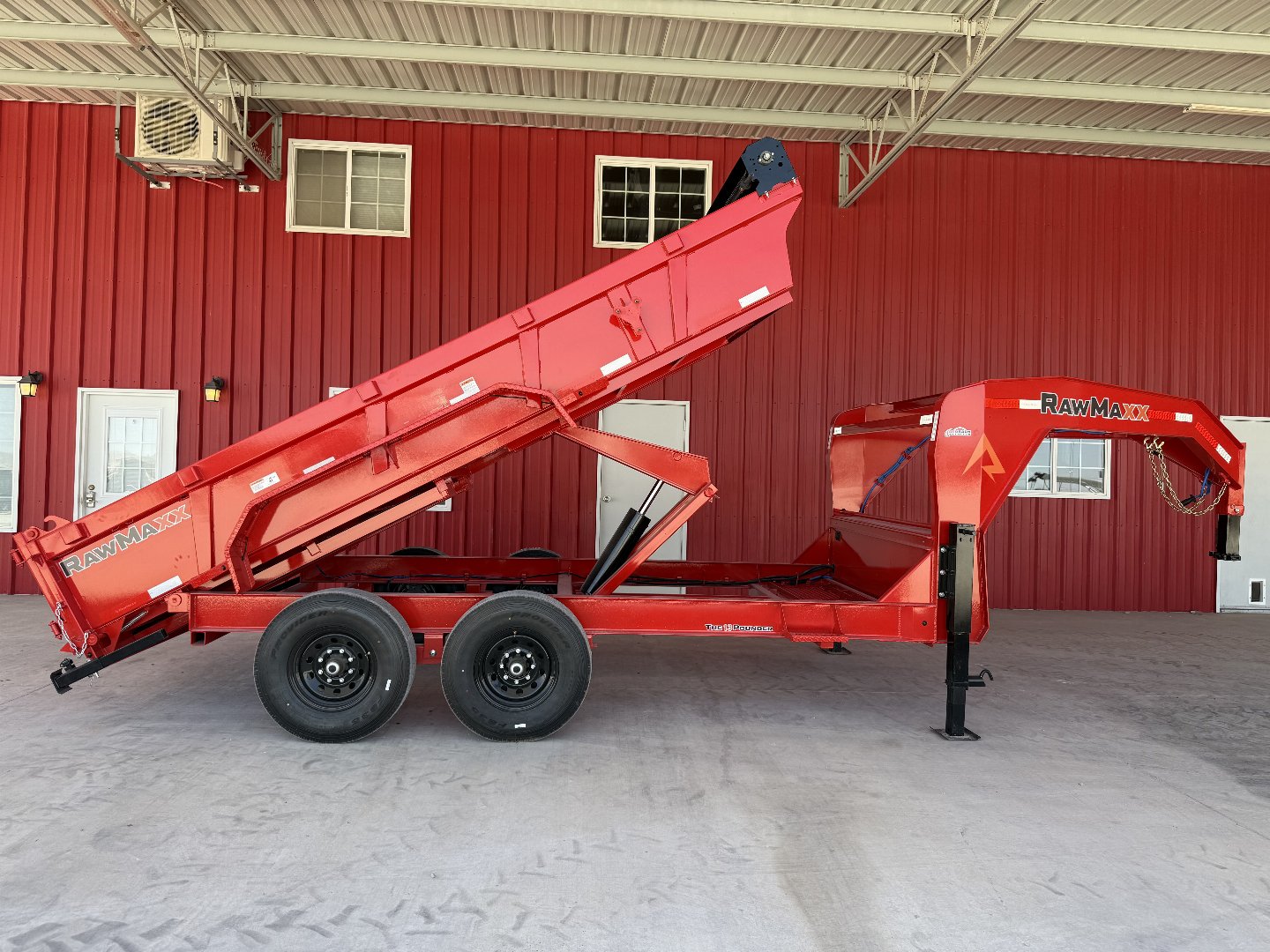 New 2025 RawMaxx 83X14 GN 14K DUMP TRAILER Dump Trailer